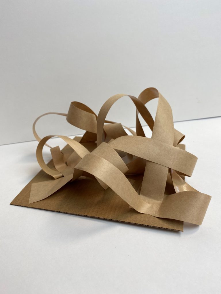 Gummed Paper Tape Sculpture - Art With Miss Linda